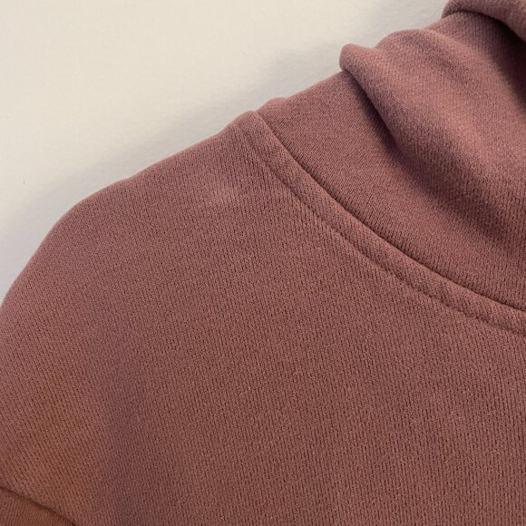 Outdoor Voices Mauve Drawstring Hoodie, Size M, Pre-Owned, Good Condition - Picture 3 of 6